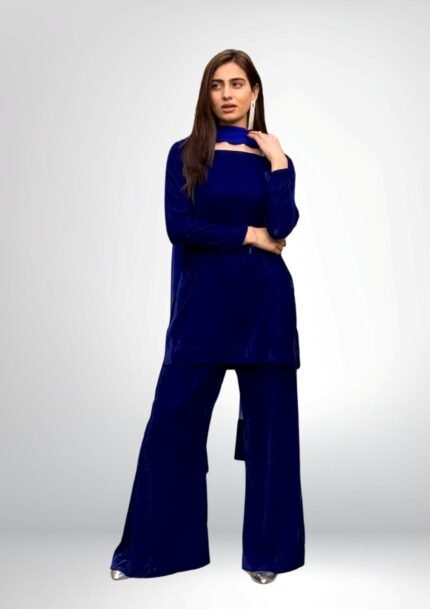 Velvet Royal Blue - 3 Piece
