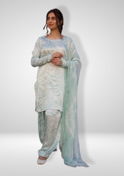 Silk Printed -  3 Piece